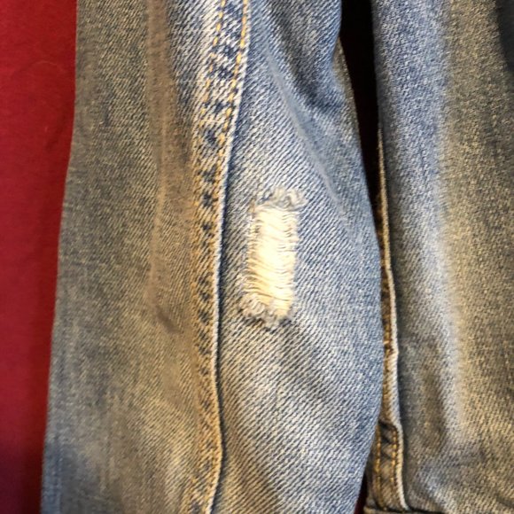 GAP WOMEN' S 1969 CLASS DISTRESSED DENIM JEAN JACKET SIZE EXTRA SMALL  XS NWOT - Picture 10 of 16